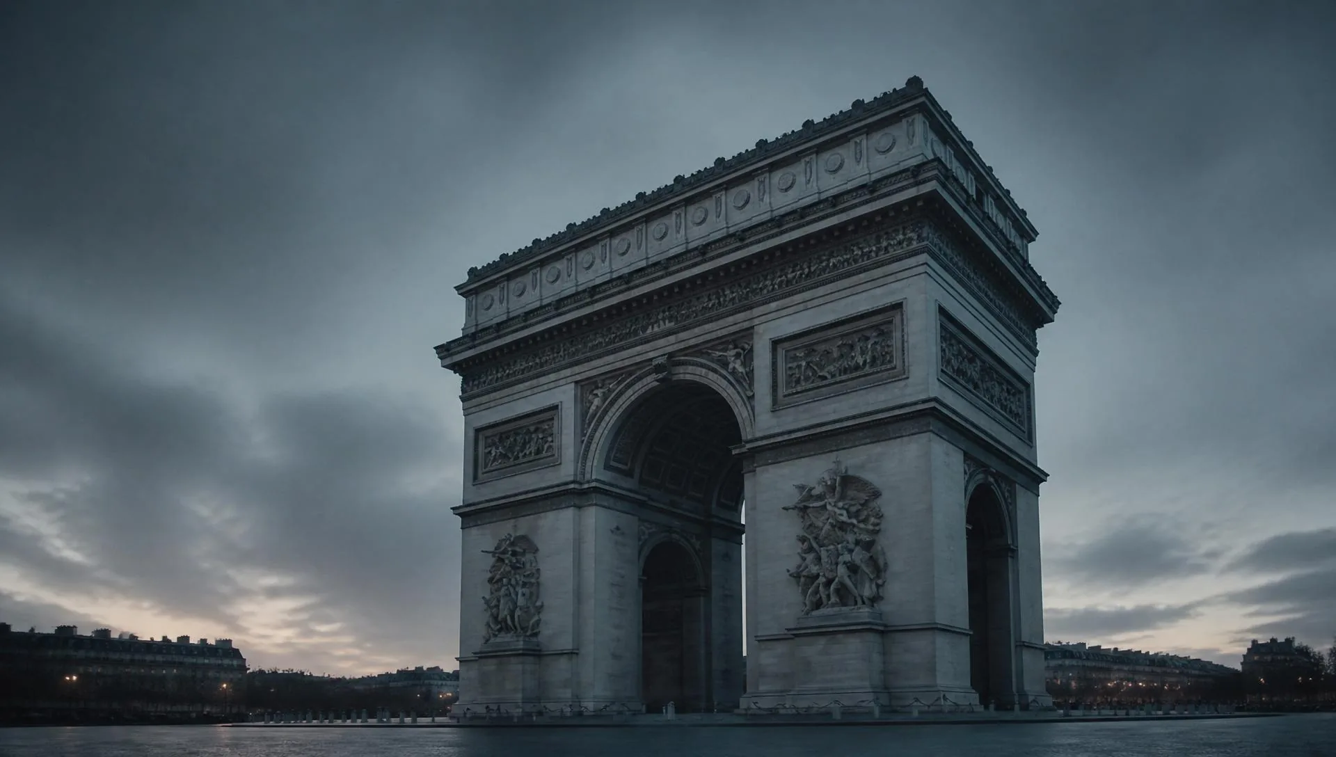 CGPH Banque d’affaires — l’Arc de Triomphe au crépuscule, contexte institutionnel parisien